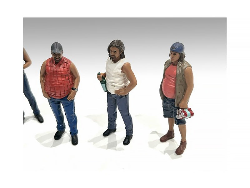 "Campers" 5 piece Figure Set for 1/18 Scale Models by American - Premium Figures from American Diorama - Just $97.99! Shop now at Rapidvehicles