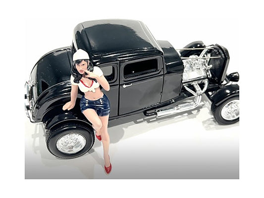 "Pin-Up Girls" Sandra Figure for 1/18 Scale Models by American - Premium Figures from American Diorama - Just $32.99! Shop now at Rapidvehicles