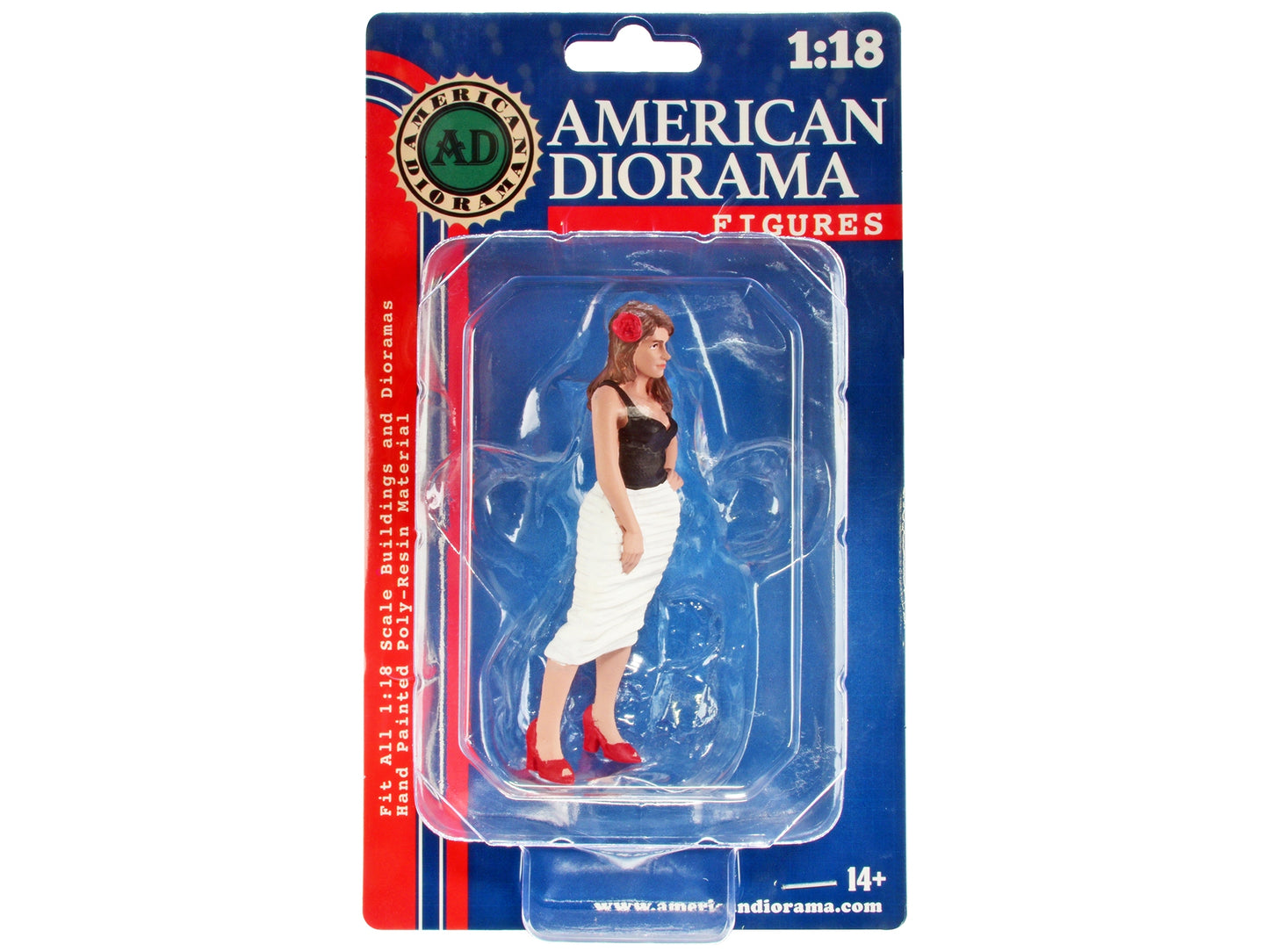 "Pin-Up Girls" Suzy Figure for 1/18 Scale Models by American - Premium Figures from American Diorama - Just $32.99! Shop now at Rapidvehicles