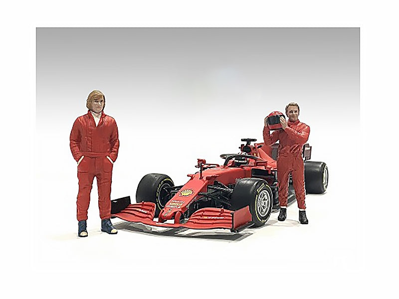 "Racing Legends" 70's Figures A and B Set of 2 for 1/18 Scale Models by American Diorama - Premium Figures from American Diorama - Just $39.99! Shop now at Rapidvehicles