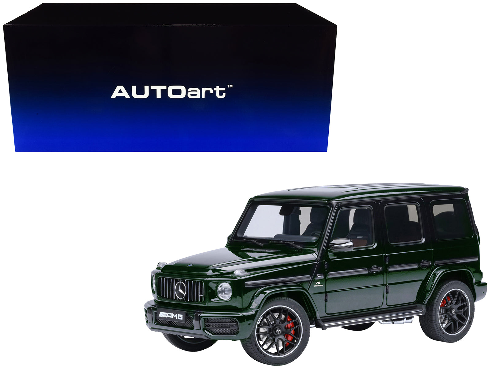 2019 Mercedes-Benz AMG G63 Emerald Green Metallic 1/18 Model Car by Autoart free shipping USA