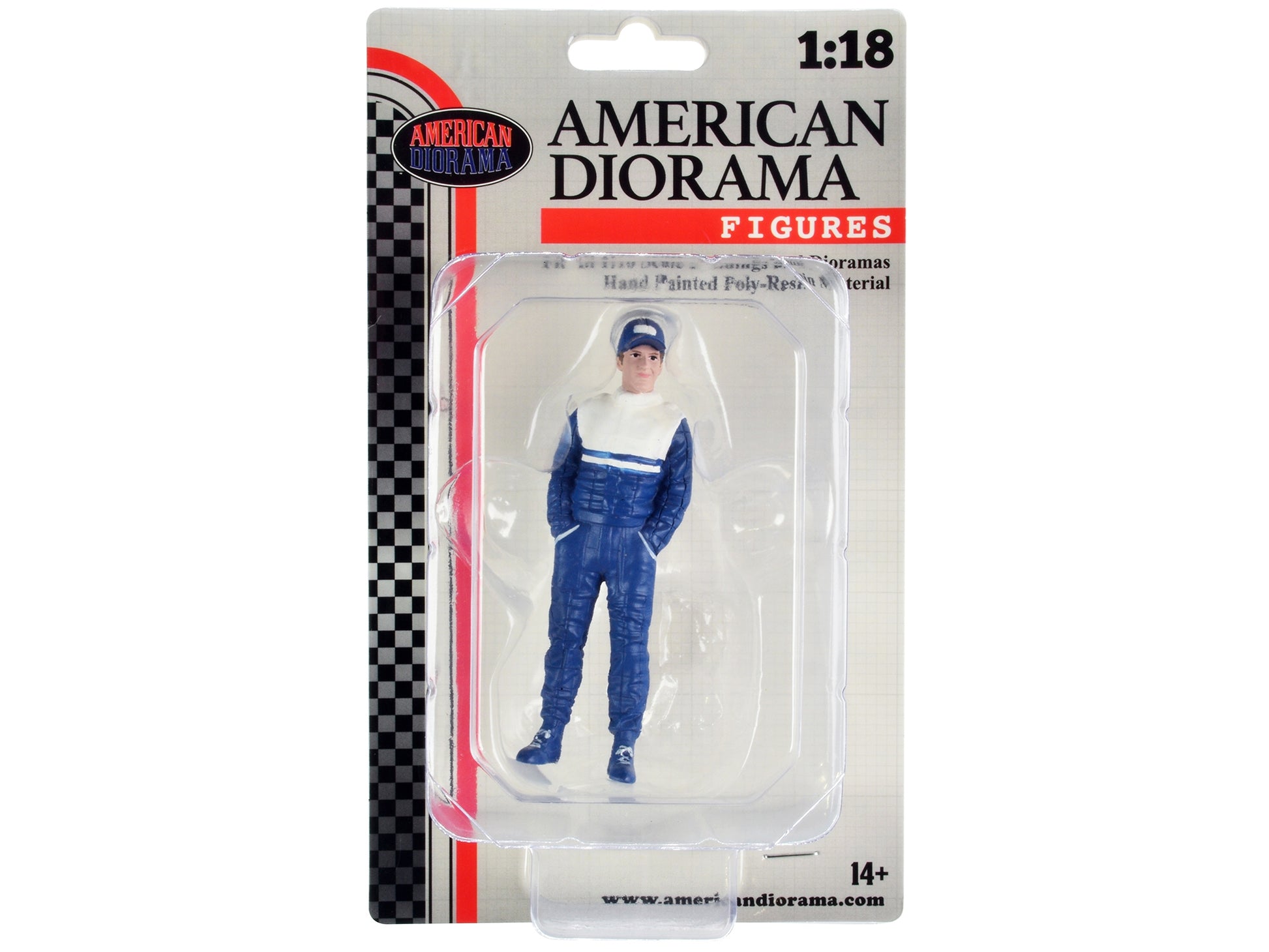 "Racing Legends" 90's Figure A for 1/18 Scale Models by American - Premium Figures from American Diorama - Just $29.69! Shop now at Rapidvehicles