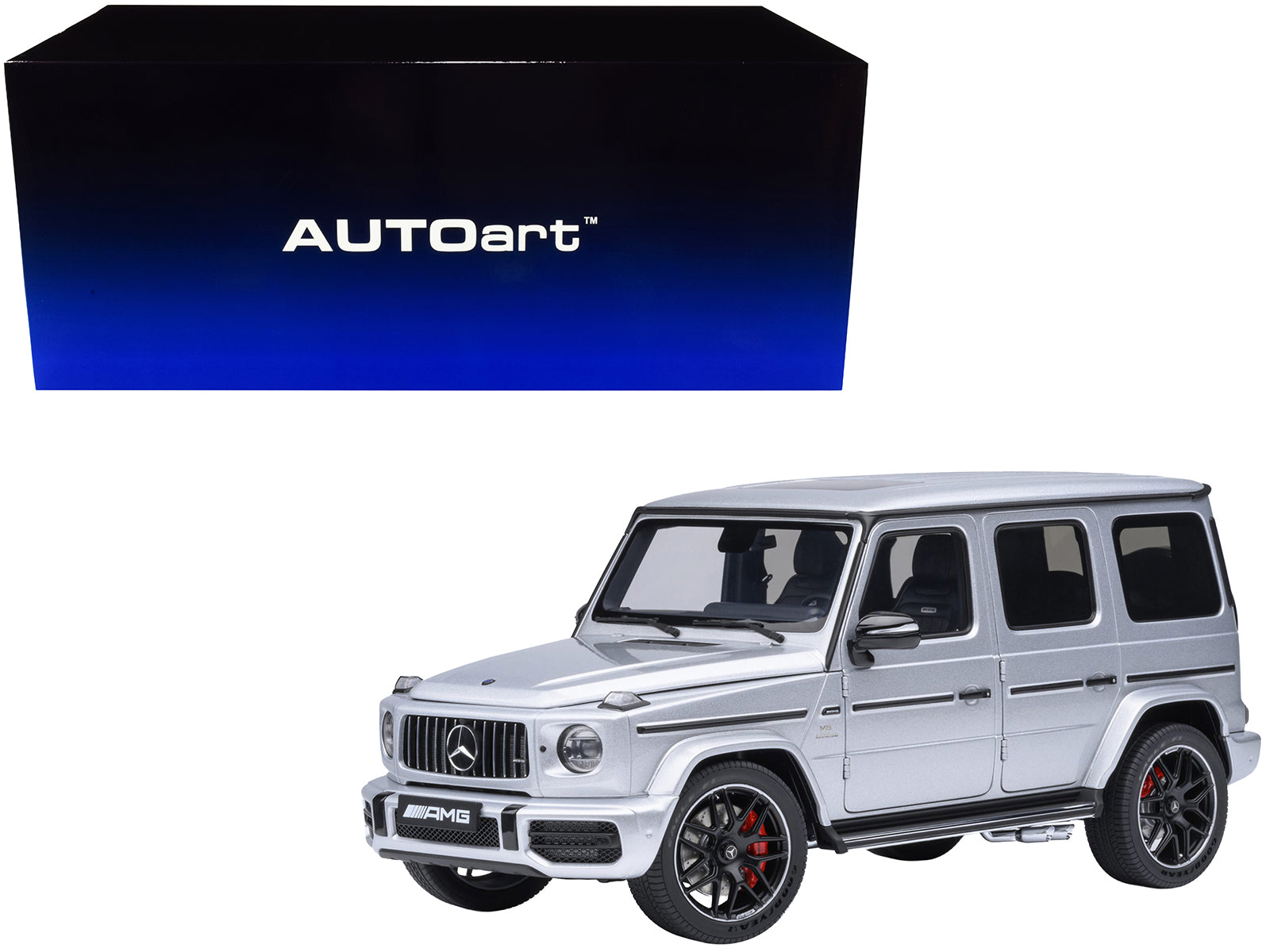 2019 Mercedes-Benz AMG G63 Iridium Silver Metallic 1/18 Model Car by Autoart free shipping USA