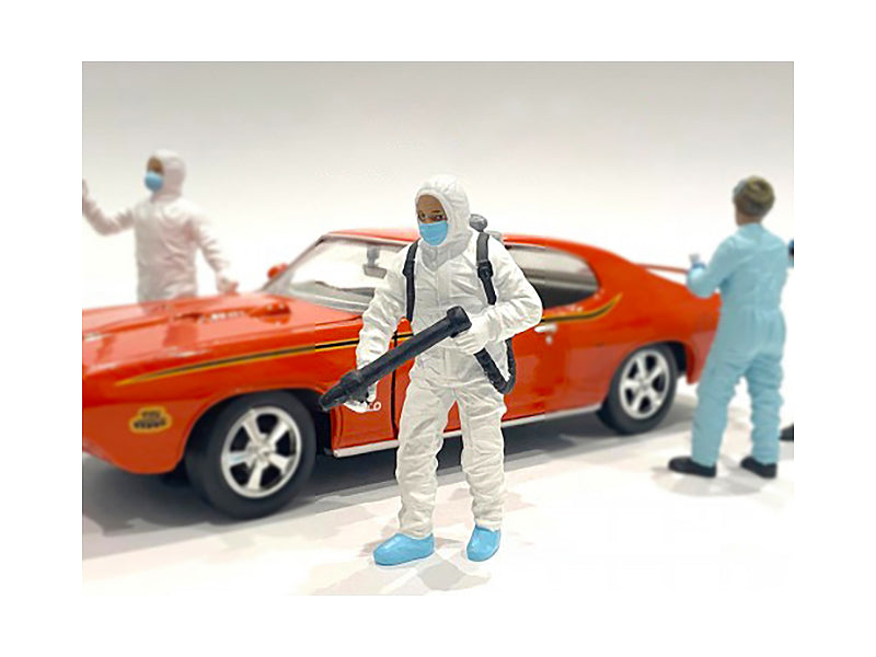 Hazmat Crew Figurine I for 1/24 Scale Models by American Diorama free shipping USA