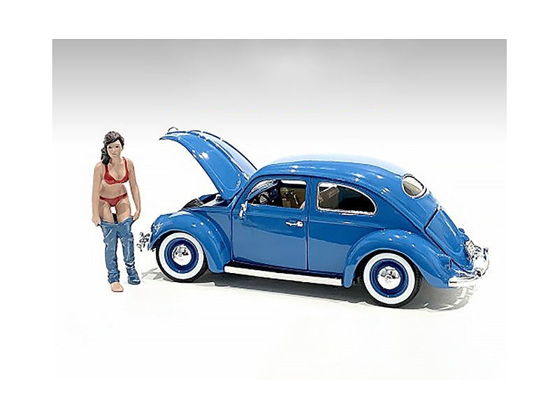 Beach Girl Gina Figurine for 1/24 Scale Models by American - Premium Figures from American Diorama - Just $28.99! Shop now at Rapidvehicles