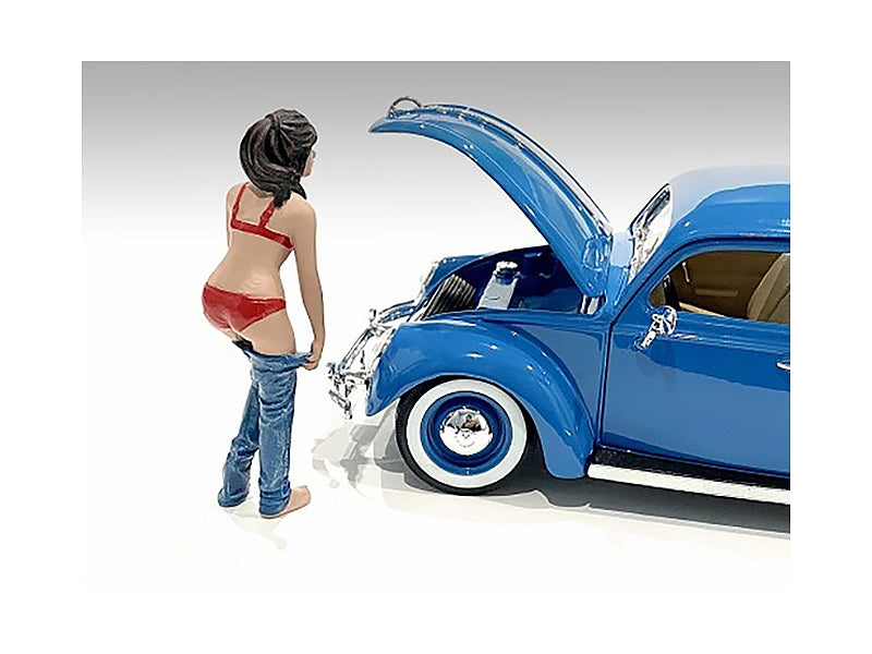 Beach Girl Gina Figurine for 1/24 Scale Models by American - Premium Figures from American Diorama - Just $28.99! Shop now at Rapidvehicles