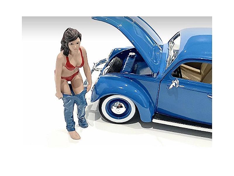 Beach Girl Gina Figurine for 1/24 Scale Models by American - Premium Figures from American Diorama - Just $28.99! Shop now at Rapidvehicles