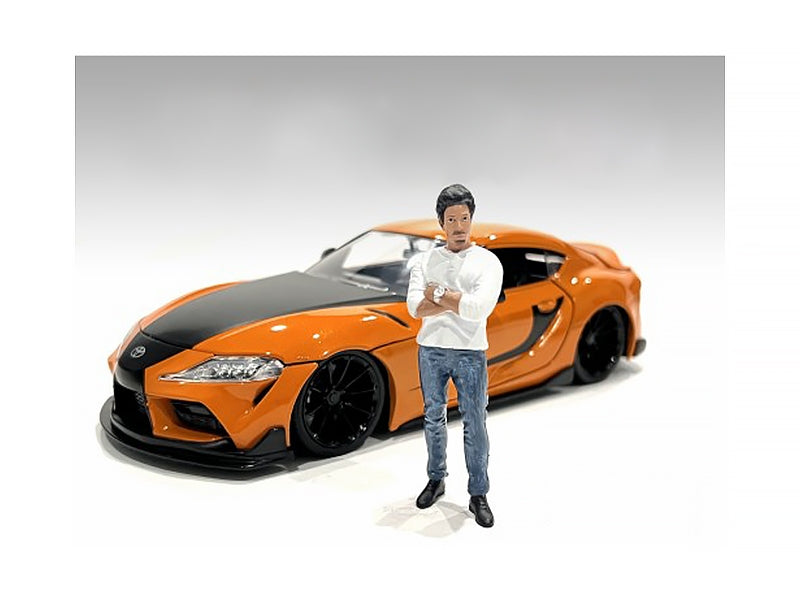 "Car Meet 3" Figurine 8 for 1/24 Scale Models by American Diorama - Premium Figures from American Diorama - Just $22.99! Shop now at Rapidvehicles