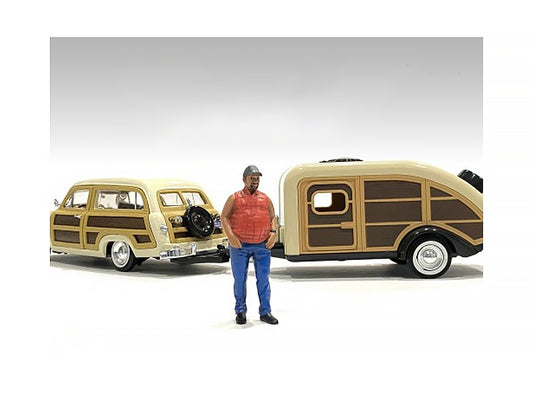 "Campers" Figure 1 for 1/24 Scale Models by American Diorama - Premium Figures from American Diorama - Just $28.99! Shop now at Rapidvehicles