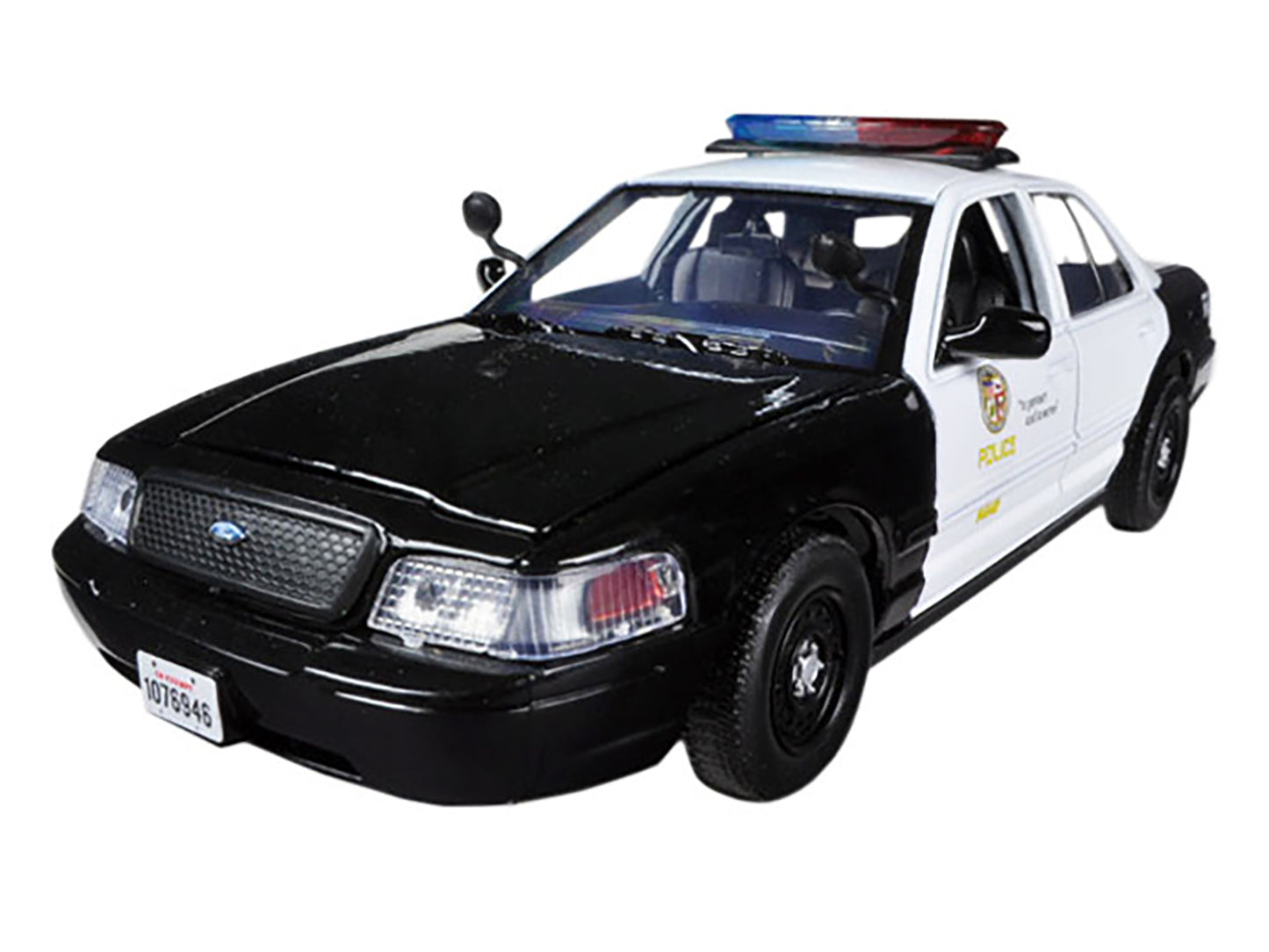 2010 Ford Crown Victoria LAPD Los Angeles Police Department Car 1/24 Diecast Car Model by Motormax