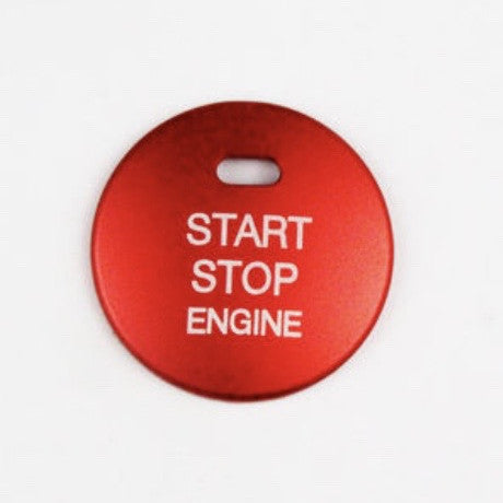 Color: Red, style: Start button - Ignition decorative ring - Premium Interior Parts from Rapidvehicles - Just $14.54! Shop now at Rapidvehicles