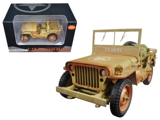 US Army Vehicle WWII Desert Sand Weathered Version 1/18 Diecast - Premium Other from American Diorama - Just $69.99! Shop now at Rapidvehicles