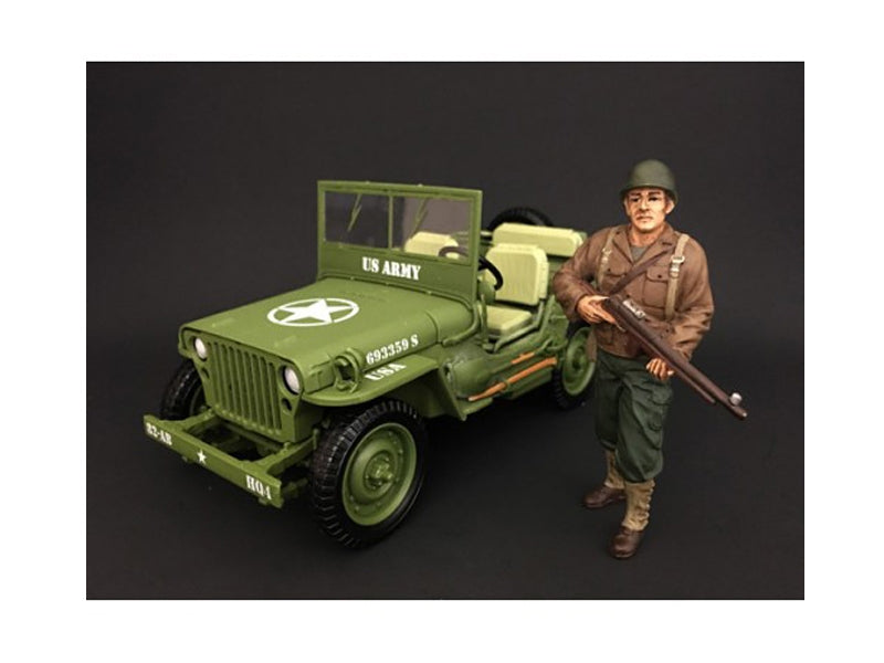 US Army WWII Figure II For 1:18 Scale Models by American Diorama - Premium Figures from American Diorama - Just $29.69! Shop now at Rapidvehicles