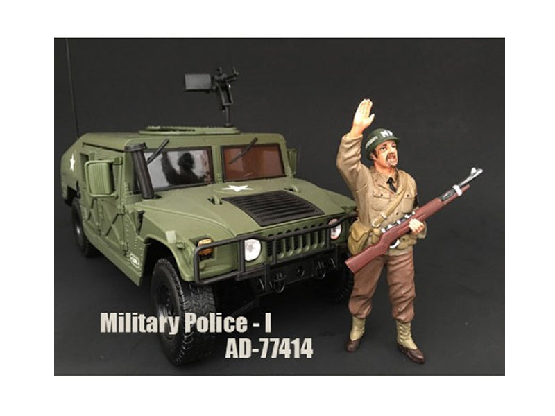 WWII Military Police Figure I For 1:18 Scale Models by American - Premium Figures from American Diorama - Just $32.99! Shop now at Rapidvehicles