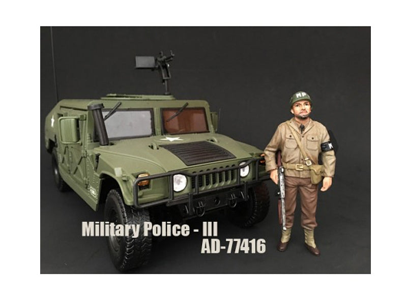 WWII Military Police Figure III For 1:18 Scale Models by American - Premium Figures from American Diorama - Just $29.69! Shop now at Rapidvehicles