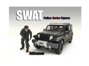 SWAT Team Rifleman Figure For 1:18 Scale Models by American Diorama - Premium Figures from American Diorama - Just $24.99! Shop now at Rapidvehicles