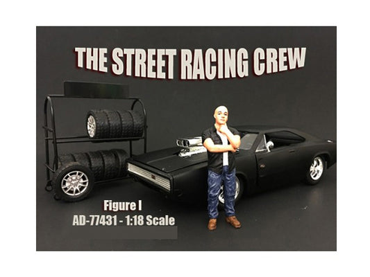 The Street Racing Crew Figure I For 1:18 Scale Models by American - Premium Figures from American Diorama - Just $32.99! Shop now at Rapidvehicles