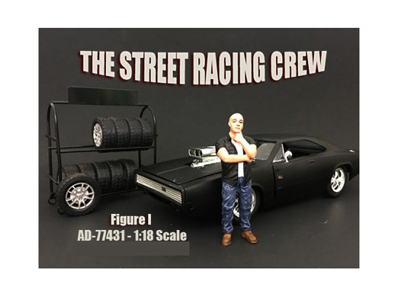 The Street Racing Crew Figure I For 1:18 Scale Models by American Diorama free shipping USA