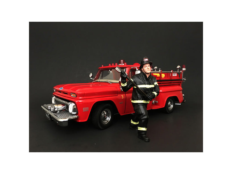 Firefighter with Axe Figurine / Figure For 1:18 Models by - Premium Figures from American Diorama - Just $29.69! Shop now at Rapidvehicles