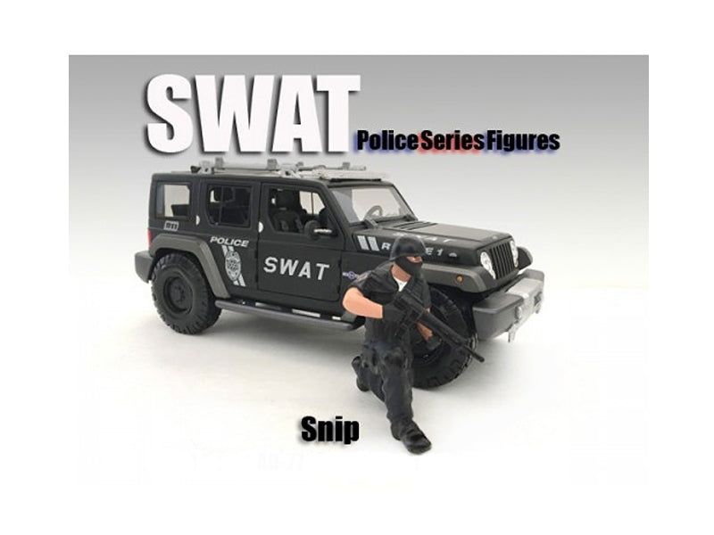 SWAT Team Snip Figure For 1:24 Scale Models by American Diorama - Premium Figures from American Diorama - Just $28.99! Shop now at Rapidvehicles