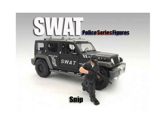 SWAT Team Snip Figure For 1:24 Scale Models by American Diorama - Premium Figures from American Diorama - Just $28.99! Shop now at Rapidvehicles