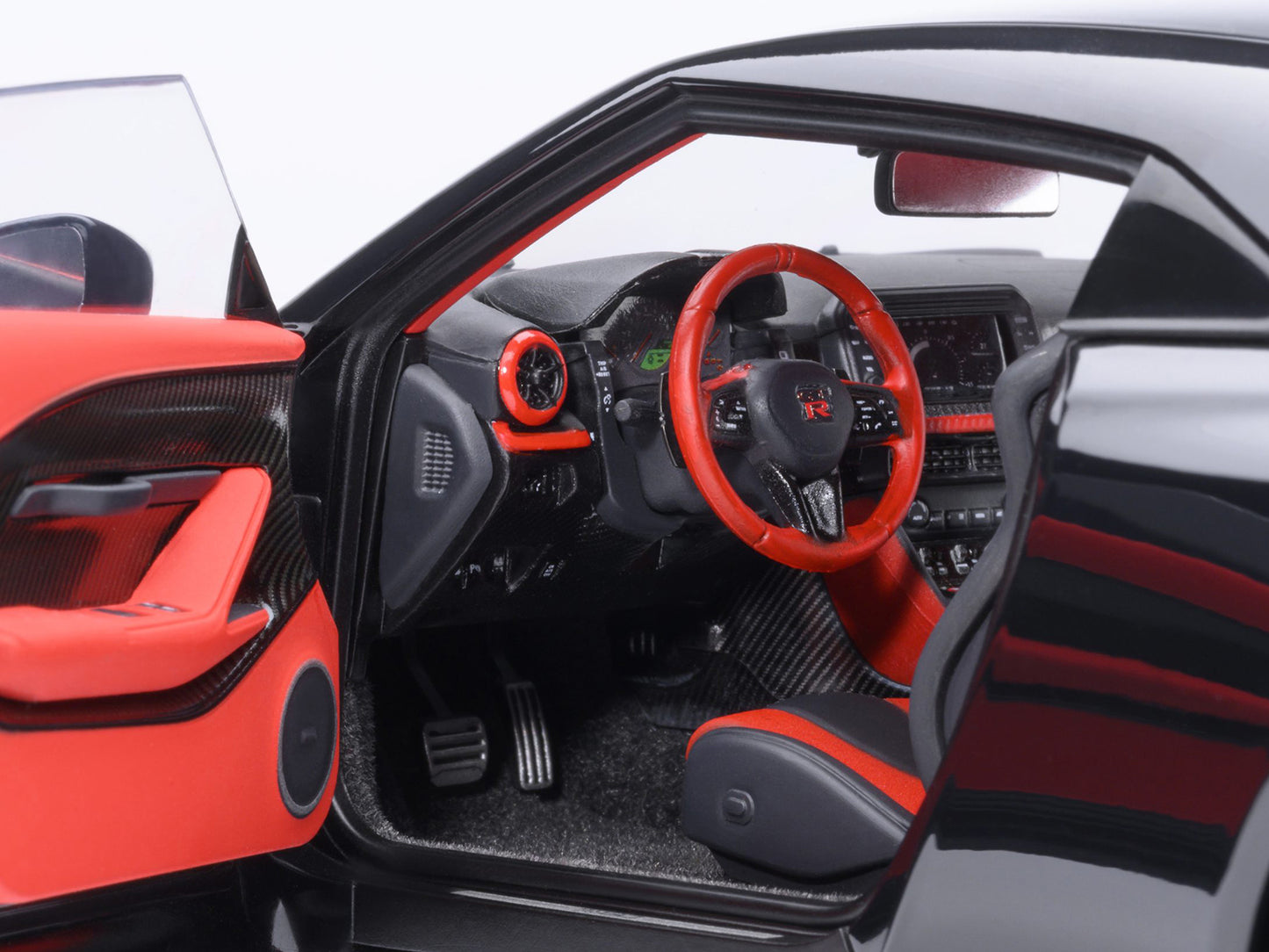 Nissan GT-R50 By ItalDesign Black and Matt Black 1/18 Model Car by Autoart