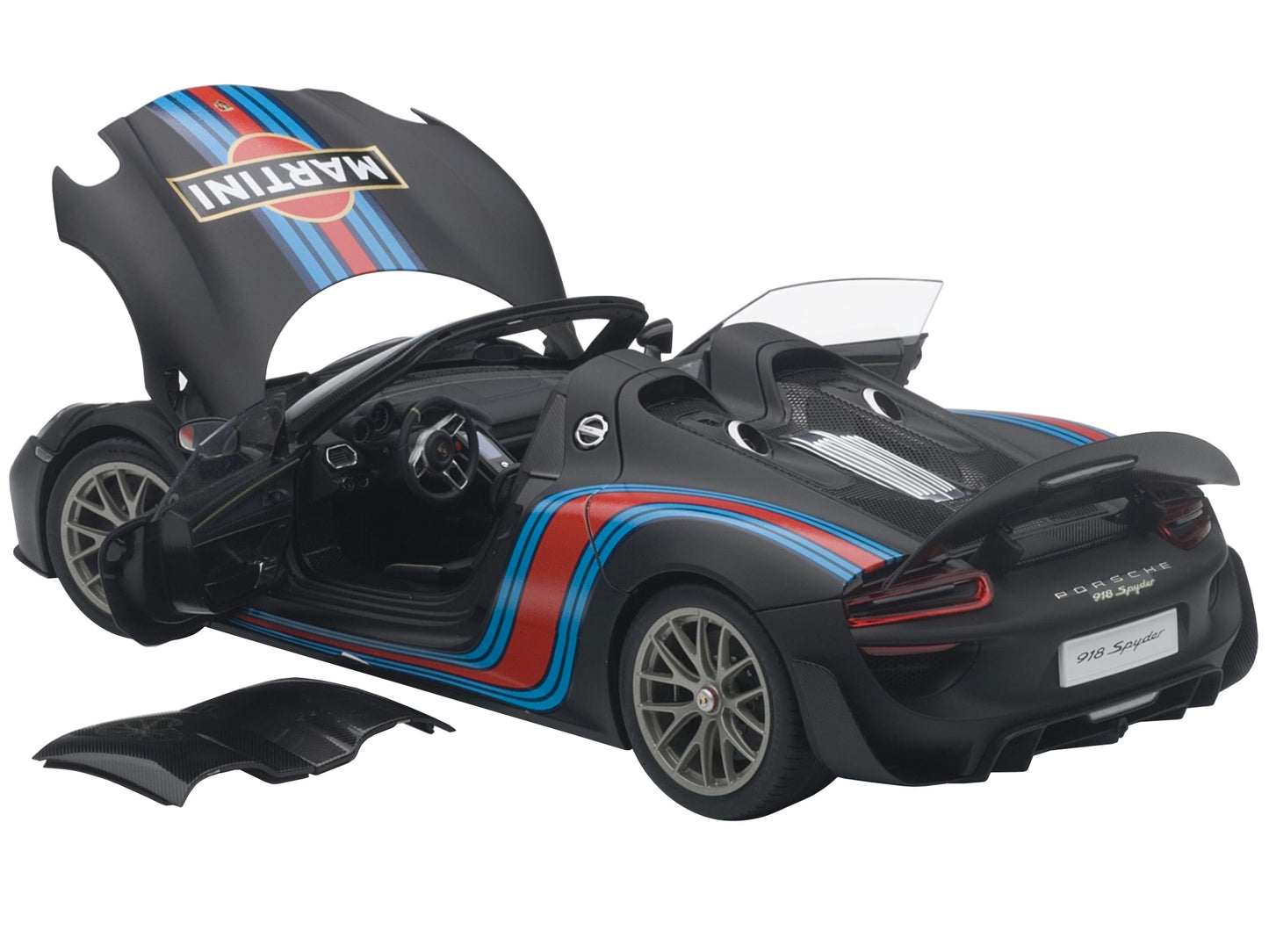 Porsche 918 Spyder Weissach Package Black/ Martini Livery #15