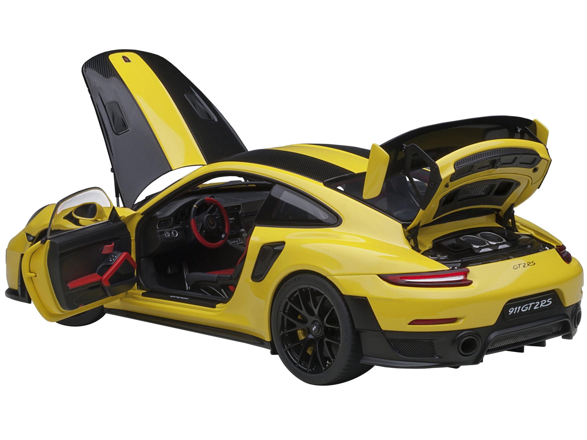 Porsche 911 (991.2) GT2 RS Weissach Package Racing Yellow with - Premium Porsche Models from Autoart - Just $322.19! Shop now at Rapidvehicles