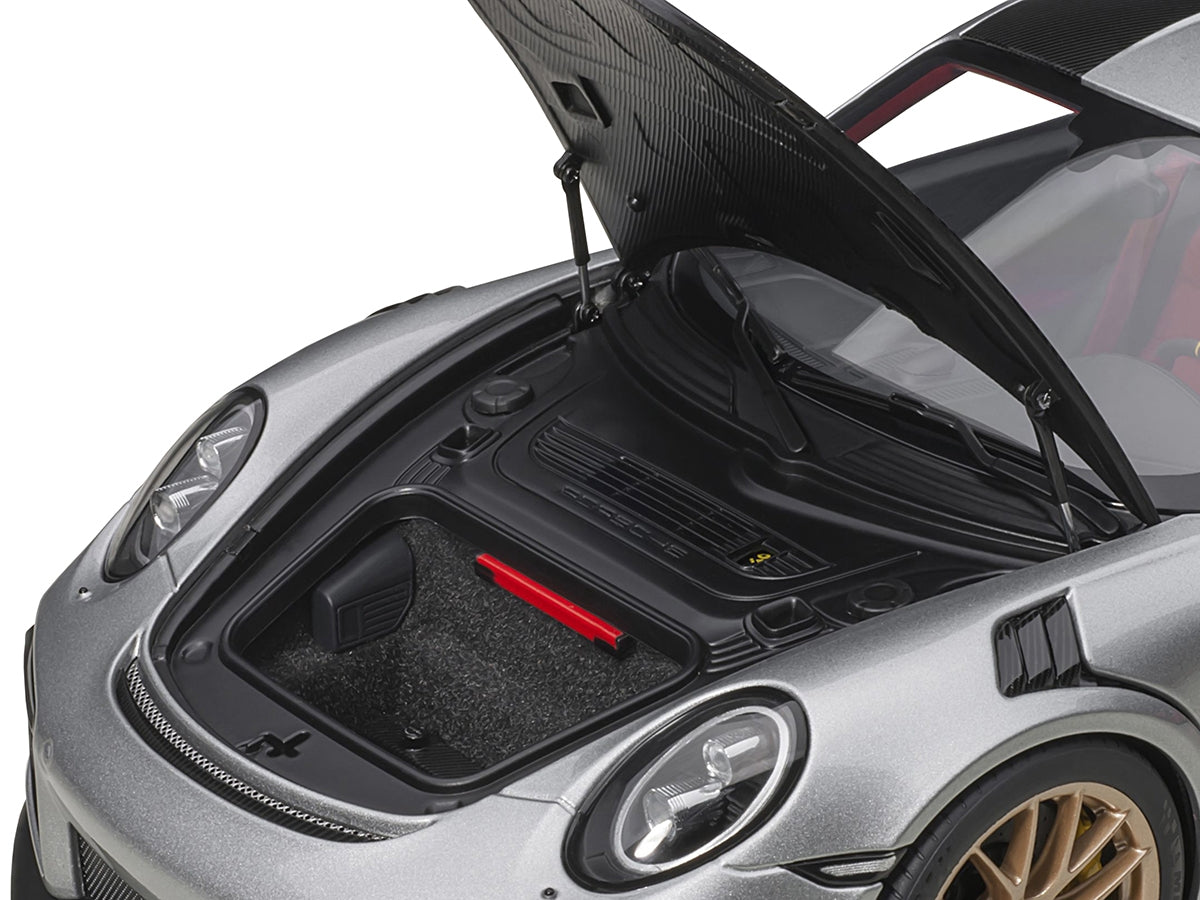 Porsche 911 (991.2) GT2 RS Weissach Package GT Silver with Carbon - Premium Porsche Models from Autoart - Just $322.19! Shop now at Rapidvehicles