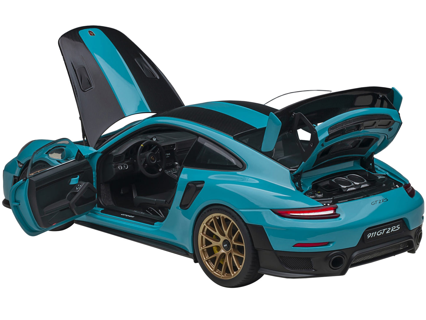 Porsche 911 (991.2) GT2 RS Weissach Package Miami Blue with