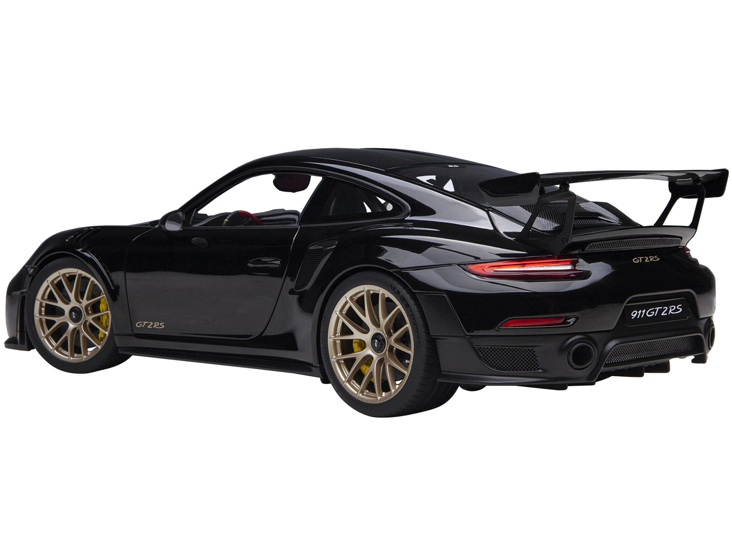 Porsche 911 (991.2) GT2 RS Weissach Package Black with Carbon - Premium Porsche Models from Autoart - Just $297.99! Shop now at Rapidvehicles