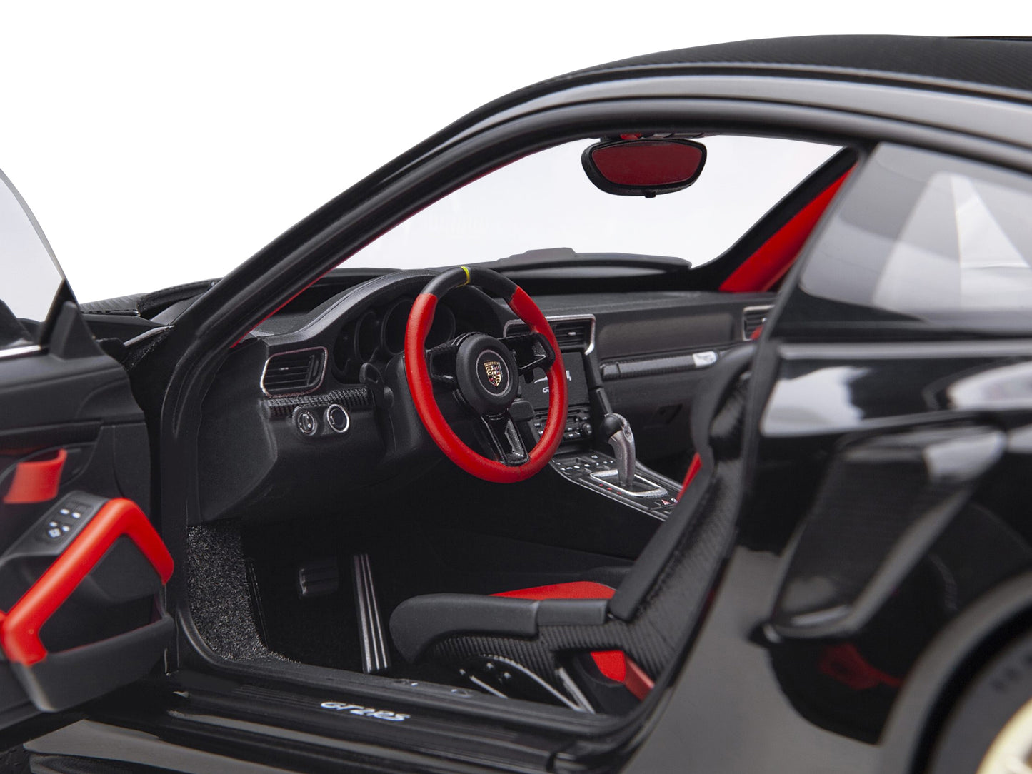 Porsche 911 (991.2) GT2 RS Weissach Package Black with Carbon - Premium Porsche Models from Autoart - Just $297.99! Shop now at Rapidvehicles