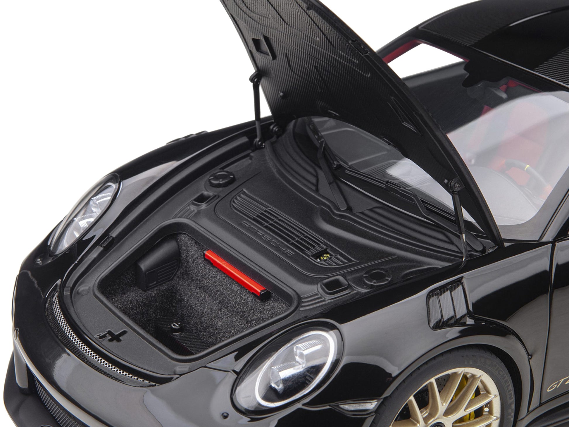 Porsche 911 (991.2) GT2 RS Weissach Package Black with Carbon - Premium Porsche Models from Autoart - Just $297.99! Shop now at Rapidvehicles