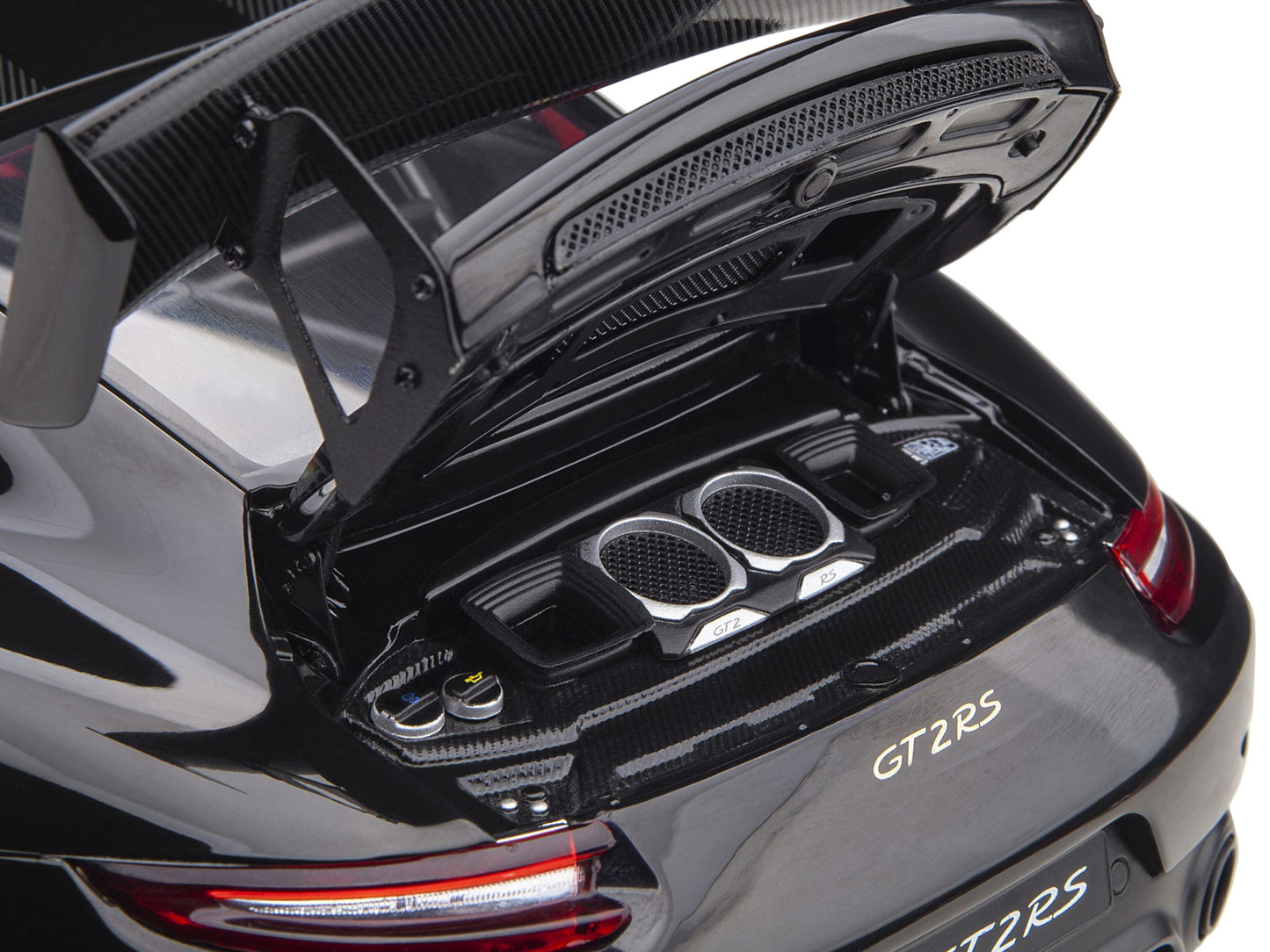 Porsche 911 (991.2) GT2 RS Weissach Package Black with Carbon - Premium Porsche Models from Autoart - Just $297.99! Shop now at Rapidvehicles