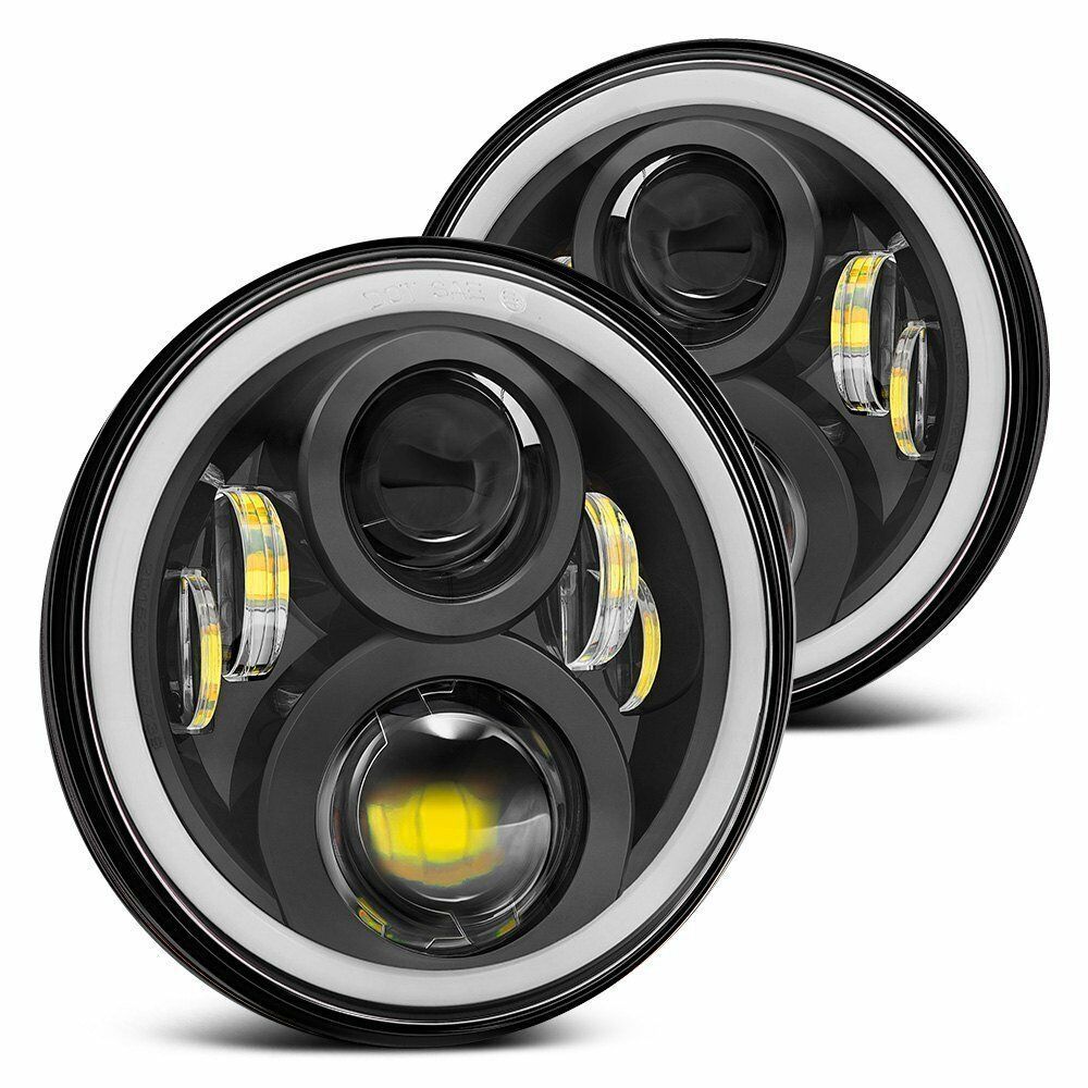 style: White yellow light A pair - LED Far And Near Light With - Premium Car Lights from Rapidvehicles - Just $109.99! Shop now at Rapidvehicles