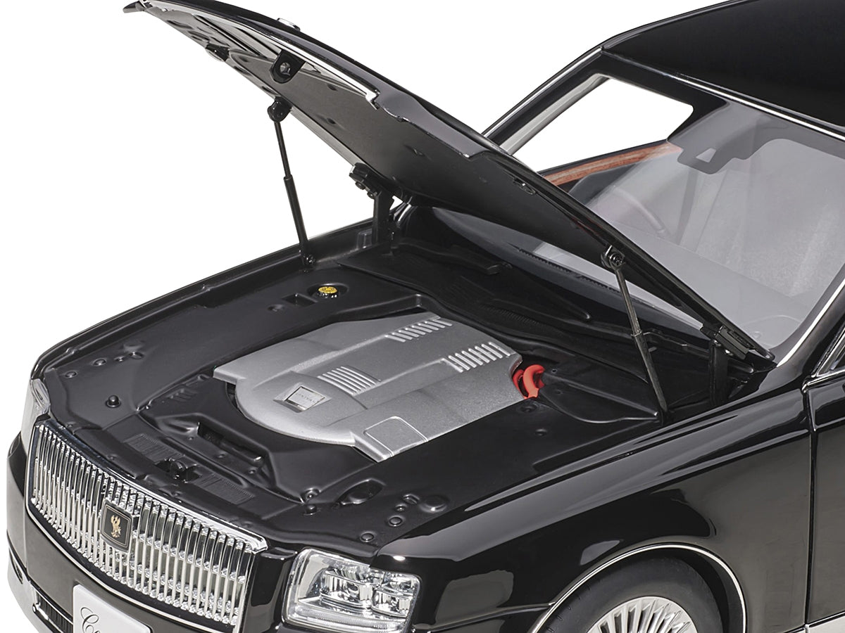 Toyota Century with Curtains RHD (Right Hand Drive) Black Special Edition 1/18 Model Car by Autoart - Premium Toyota Models from Autoart - Just $309.99! Shop now at Rapidvehicles