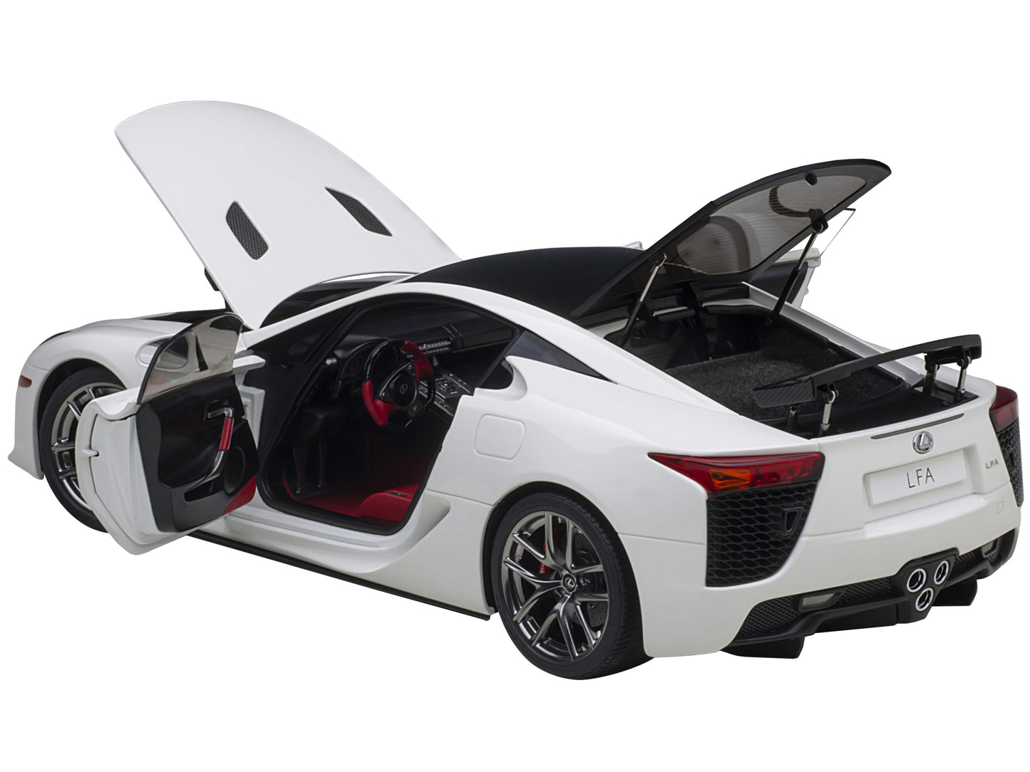 Lexus LFA Whitest White with Carbon Top 1/18 Model Car by Autoart - Premium Lexus Models from Autoart - Just $376.19! Shop now at Rapidvehicles