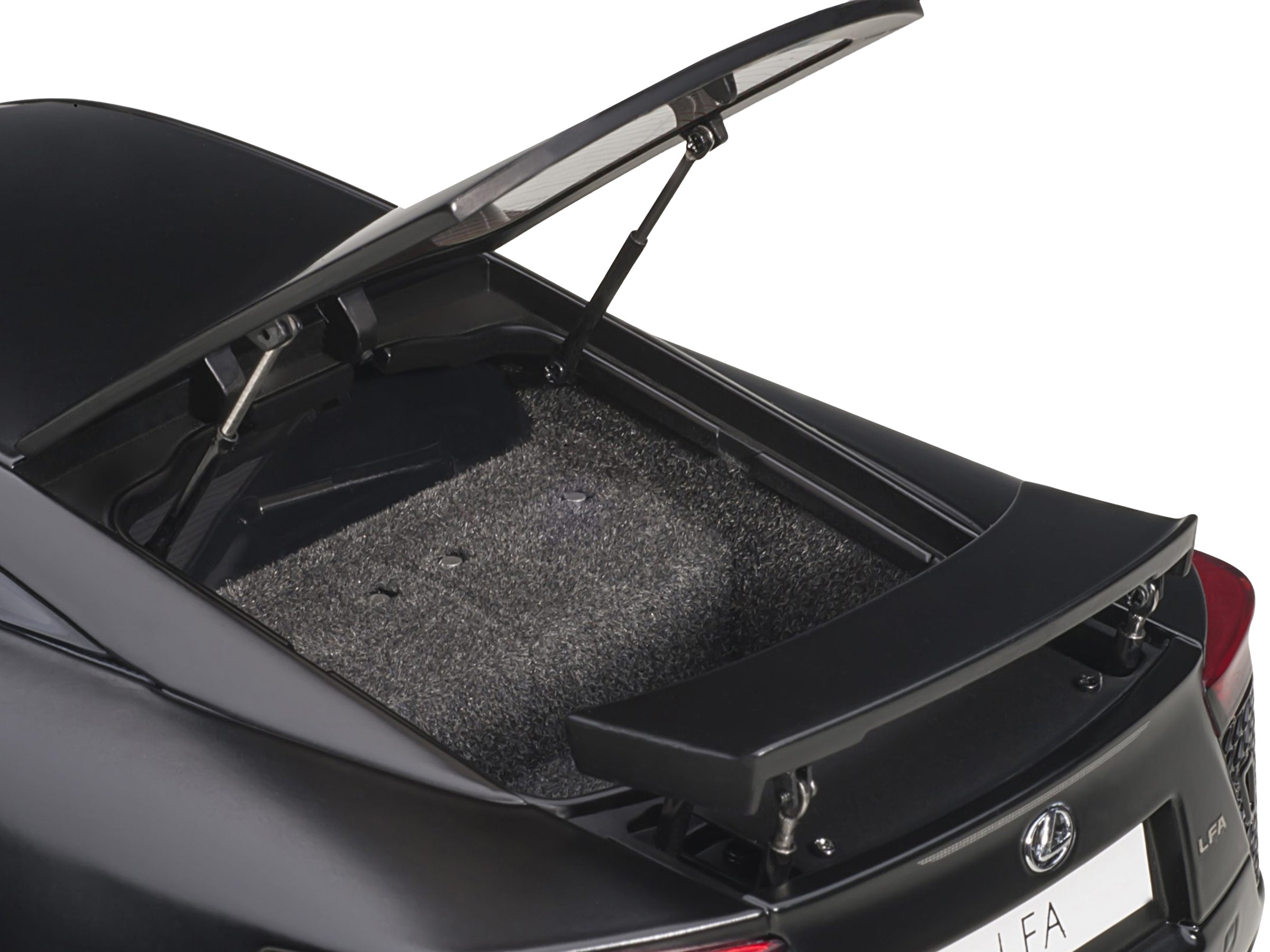 Lexus LFA Matt Black 1/18 Model Car by Autoart