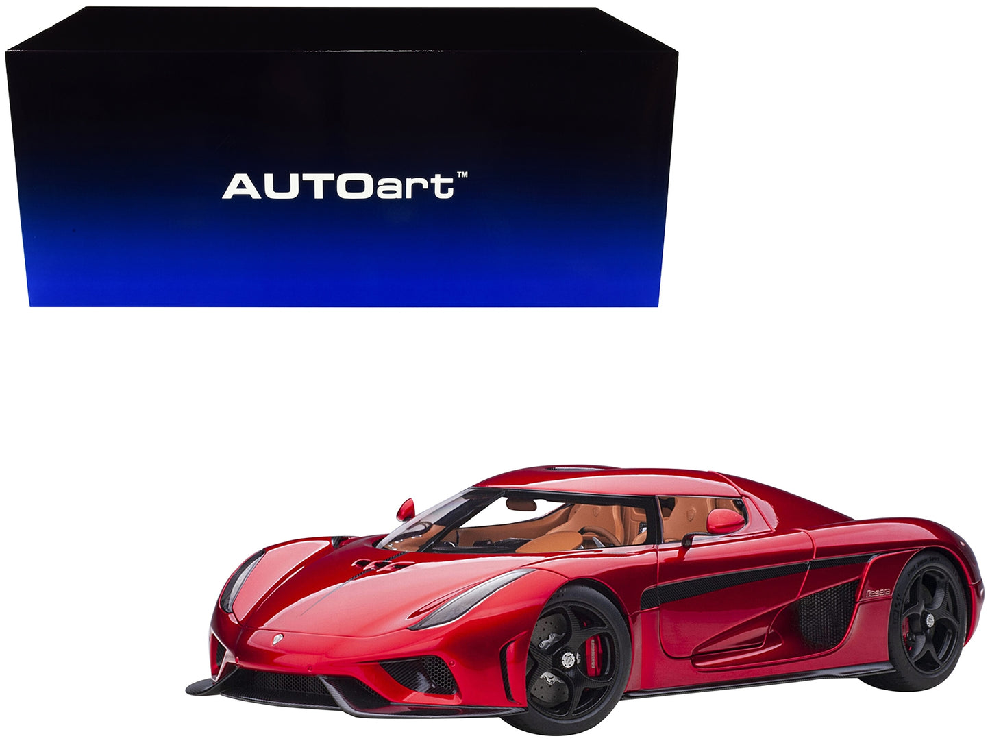 Koenigsegg Regera Candy Red 1/18 Model Car by Autoart