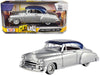 1950 Chevrolet Bel Air Lowrider Silver Metallic with Blue Metallic Top "Get Low" Series 1/24 Diecast Model Car by Motormax - Premium Chevrolet Models from Motormax - Just $49.99! Shop now at Rapidvehicles