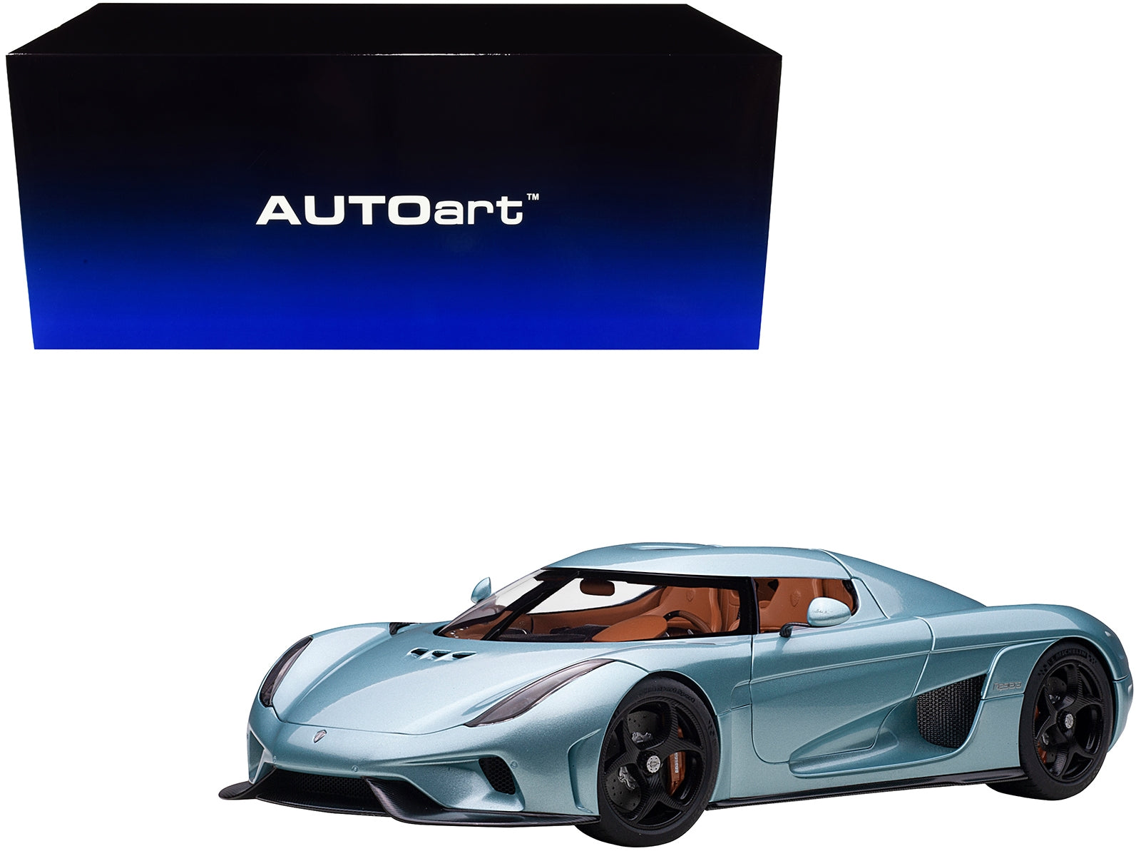 Koenigsegg Regera Horizon Blue Metallic 1/18  Model Car by Autoart - Premium Koenigsegg Models from Autoart - Just $372.99! Shop now at Rapidvehicles