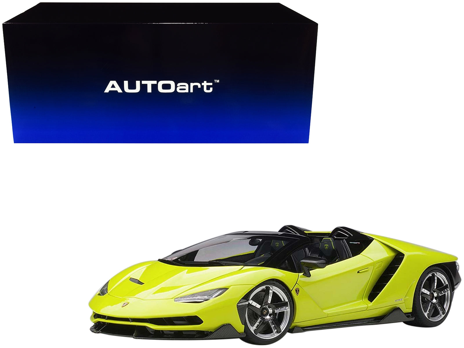 Lamborghini Centenario Roadster Verde Scandal / Solid Light Green - Premium Lamborghini Models from Autoart - Just $309.99! Shop now at Rapidvehicles