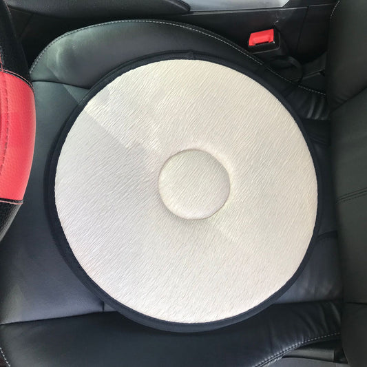 Color: White - 360 Degree Rotation Cushion Mats for Chair Car - Premium Stowing Tidying from Rapidvehicles - Just $25.99! Shop now at Rapidvehicles