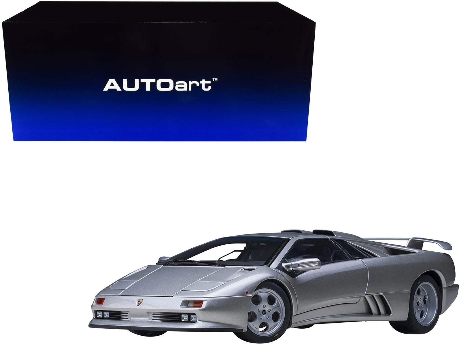 Lamborghini Diablo SE30 Jota Titanio Silver Metallic 1/18 Model - Premium Lamborghini Models from Autoart - Just $363.59! Shop now at Rapidvehicles