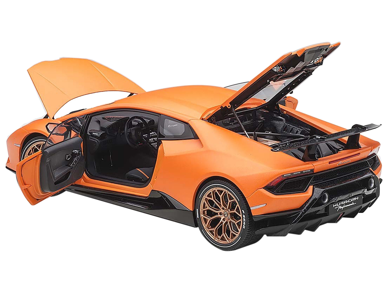 Lamborghini Huracan Performante Arancio Anthaeus / Matt Orange - Premium Lamborghini Models from Autoart - Just $271.99! Shop now at Rapidvehicles