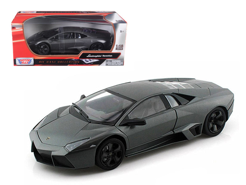 Lamborghini Reventon Gray Metallic 1/18 Diecast Model Car by Motormax - Premium physical from Rapidvehicles - Just $73.99! Shop now at Rapidvehicles