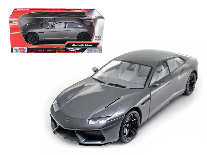 Lamborghini Estoque Gray 1/18 Diecast Model Car by Motormax free shipping USA