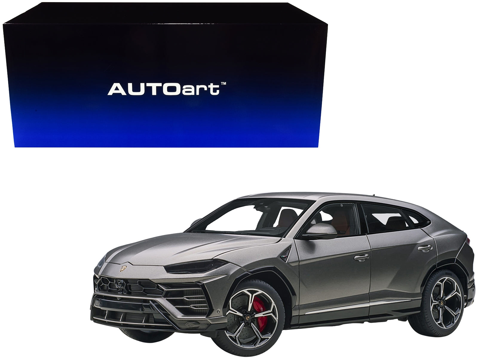 Lamborghini Urus Grigio Lynx Gray Metallic 1/18 Model Car by - Premium Lamborghini Models from Autoart - Just $349.19! Shop now at Rapidvehicles