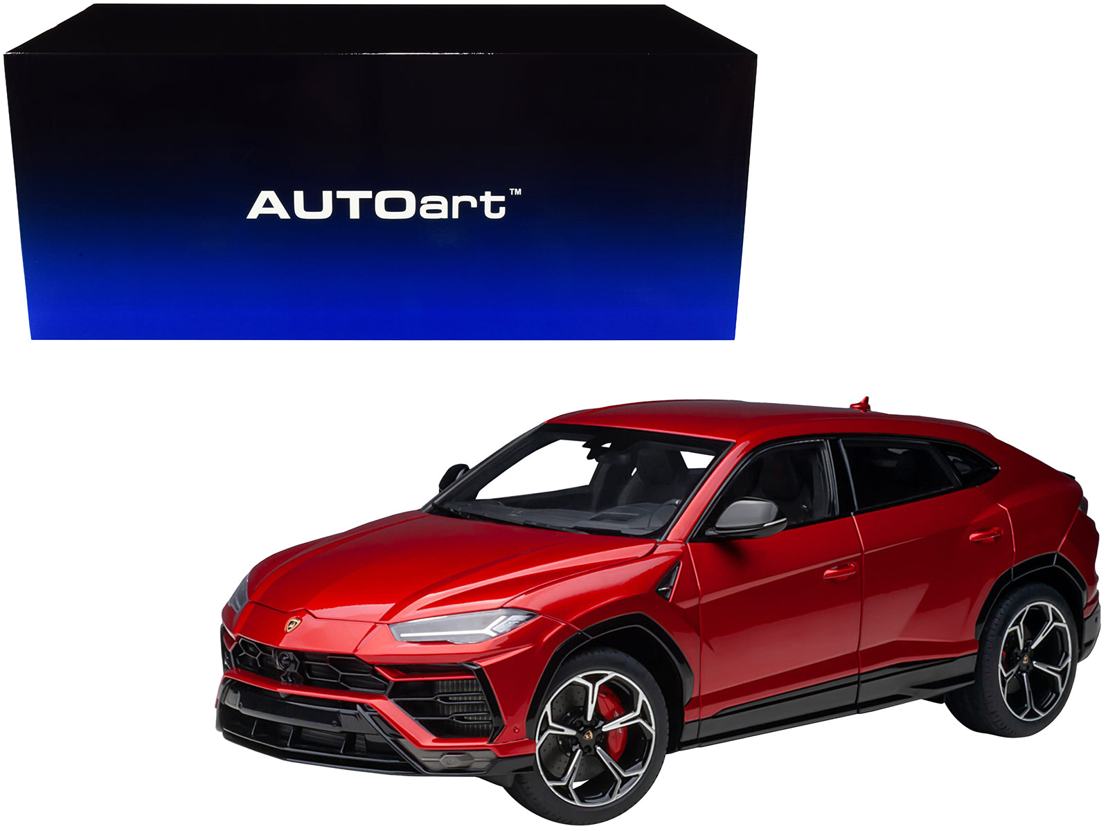 Lamborghini Urus Rosso Efesto Pearl Red 1/18 Model Car by Autoart free shipping USA