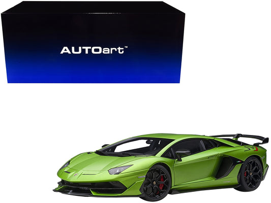 Lamborghini Aventador SVJ Verde Alceo Matt Green Metallic 1/18 - Premium Lamborghini Models from Autoart - Just $335.99! Shop now at Rapidvehicles